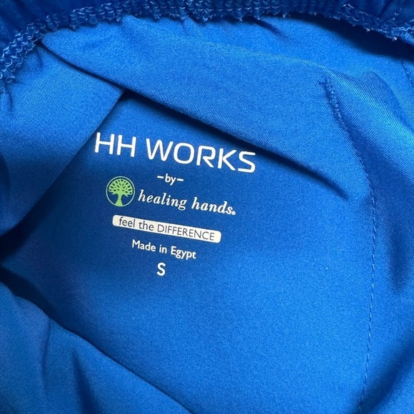 HH Works by Healing Hands Women's Rebecca Drawstring Flare Scrub Pant - Picture 4 of 6